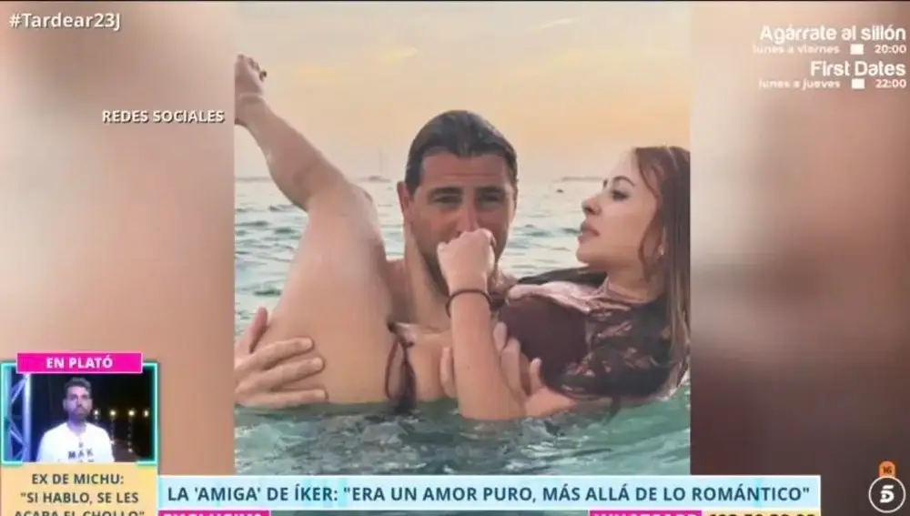 Imagenes del vídeo de Iker Casillas con la "Pantoja colombiana"