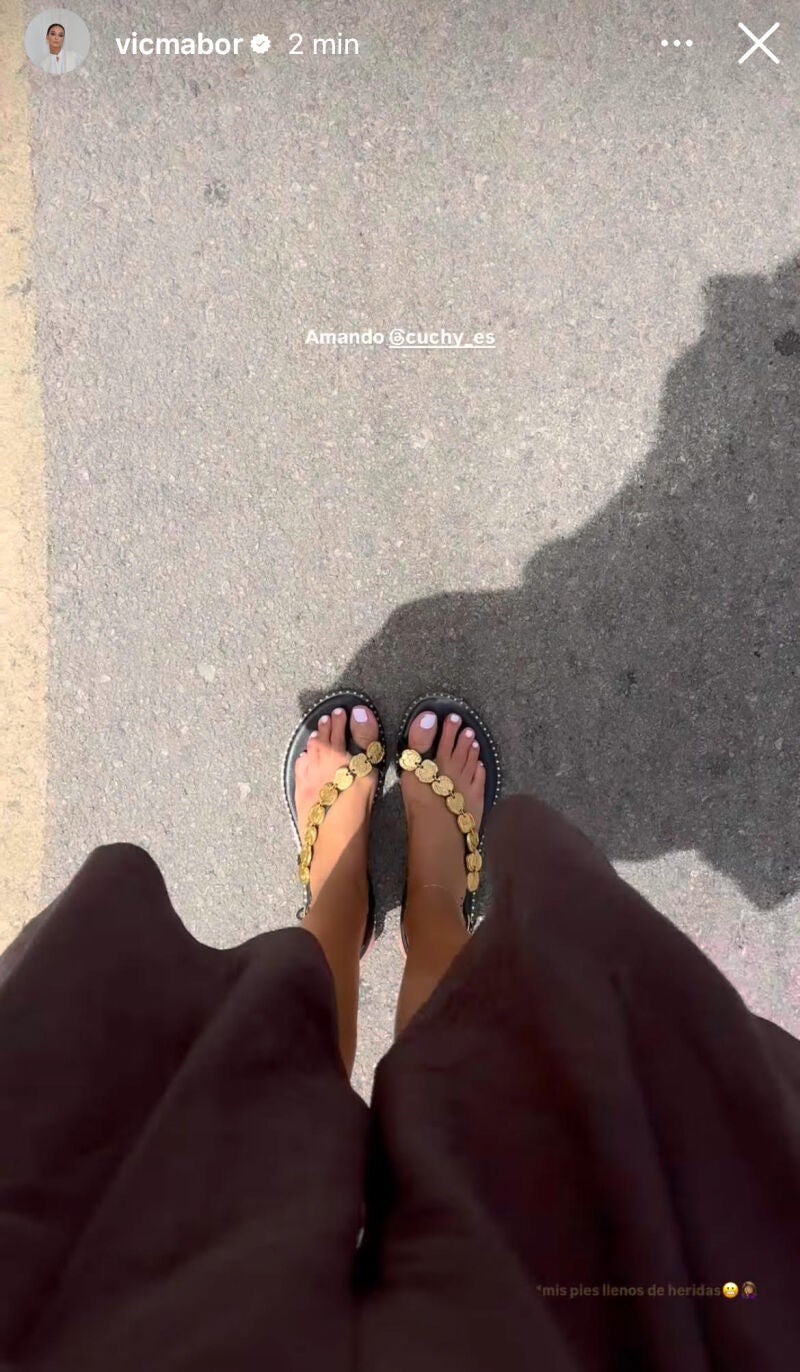 Las sandalias de Victoria Federica.