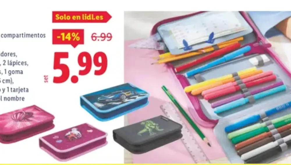Estuche Lidl