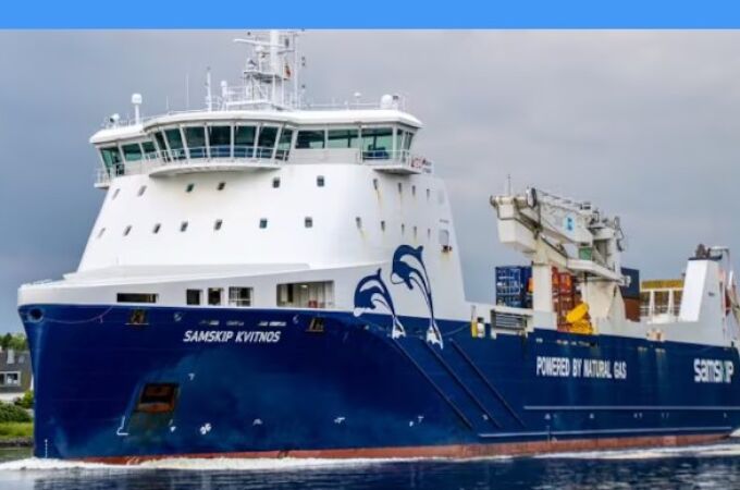 Uno de los barcos que cubrirán la línea