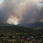 Incendio en el Parque de Las Médulas