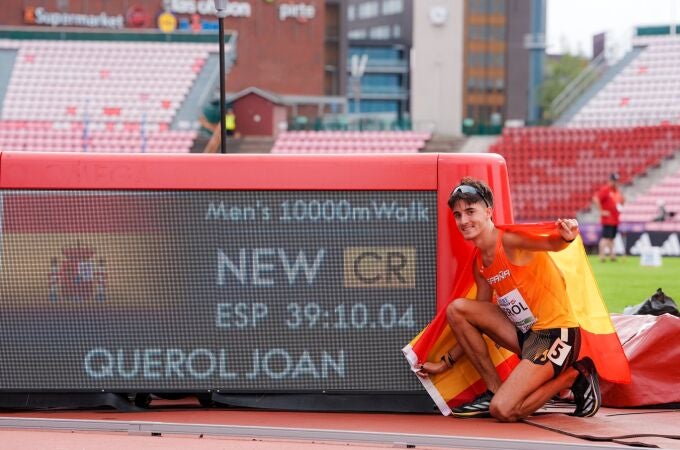 Joan Querol, campeón de Europa sub'20 de 10 kilómetros marcha