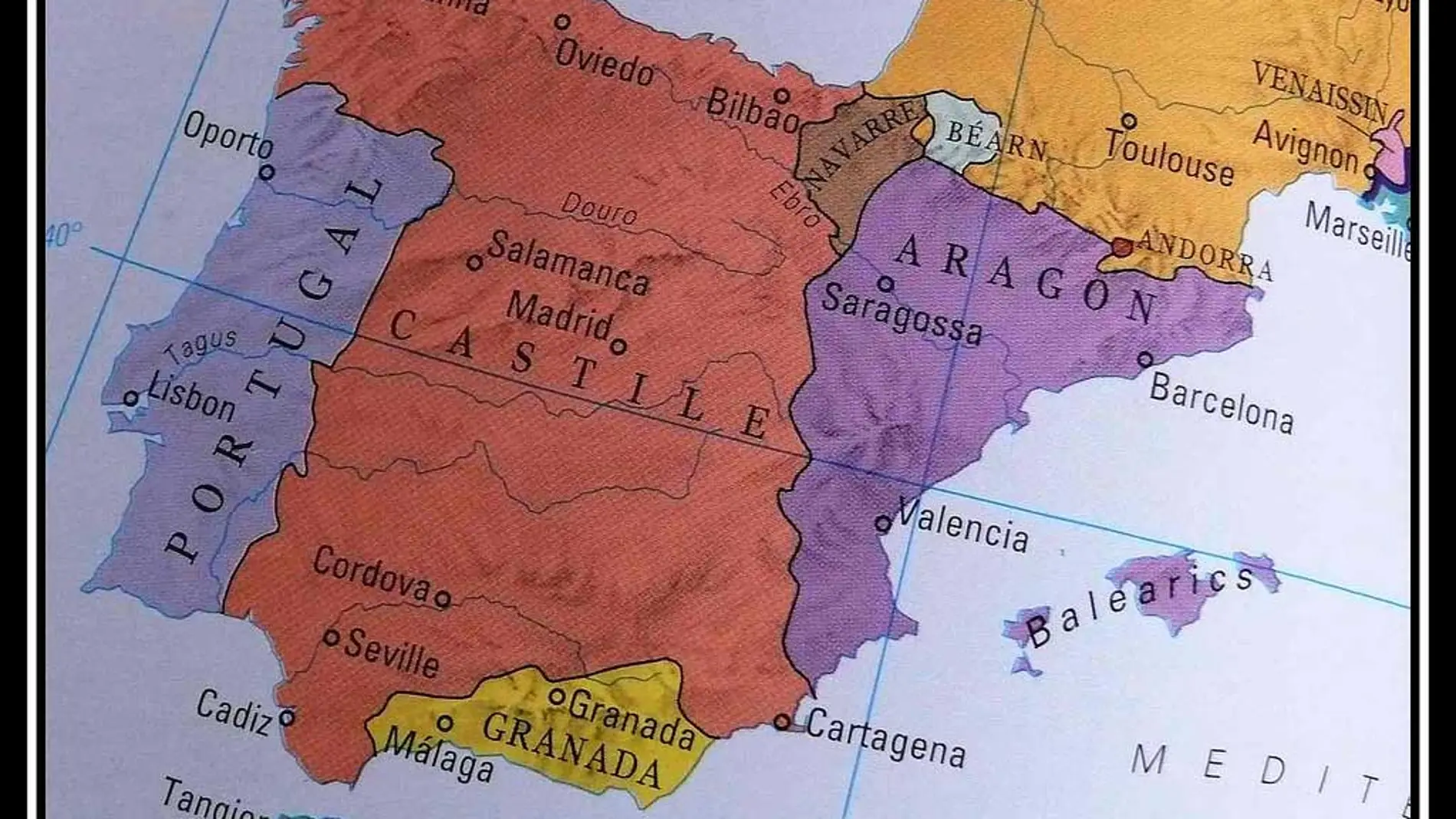 Mapa - La Corona de Aragón en la Edad Media: Formación y Evolución