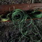 Cable intervenido durante la detención por la Guardia Civil.