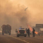 Baja a nivel uno el incendio forestal de Martín de Yeltes (Salamanca)