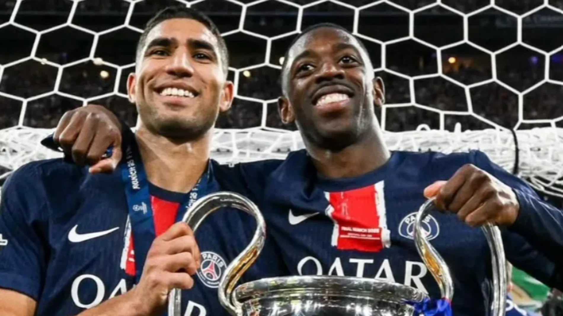 Tensión en el PSG: Hakimi y Dembelé enfrentados por el Balón de Oro