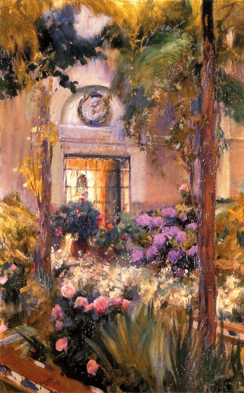 "Mi jardín", de Joaquín Sorolla
