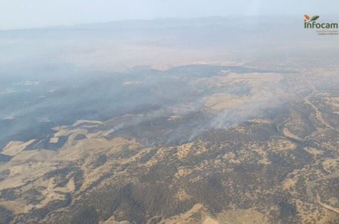 Incendio forestal de Navalmoralejo.