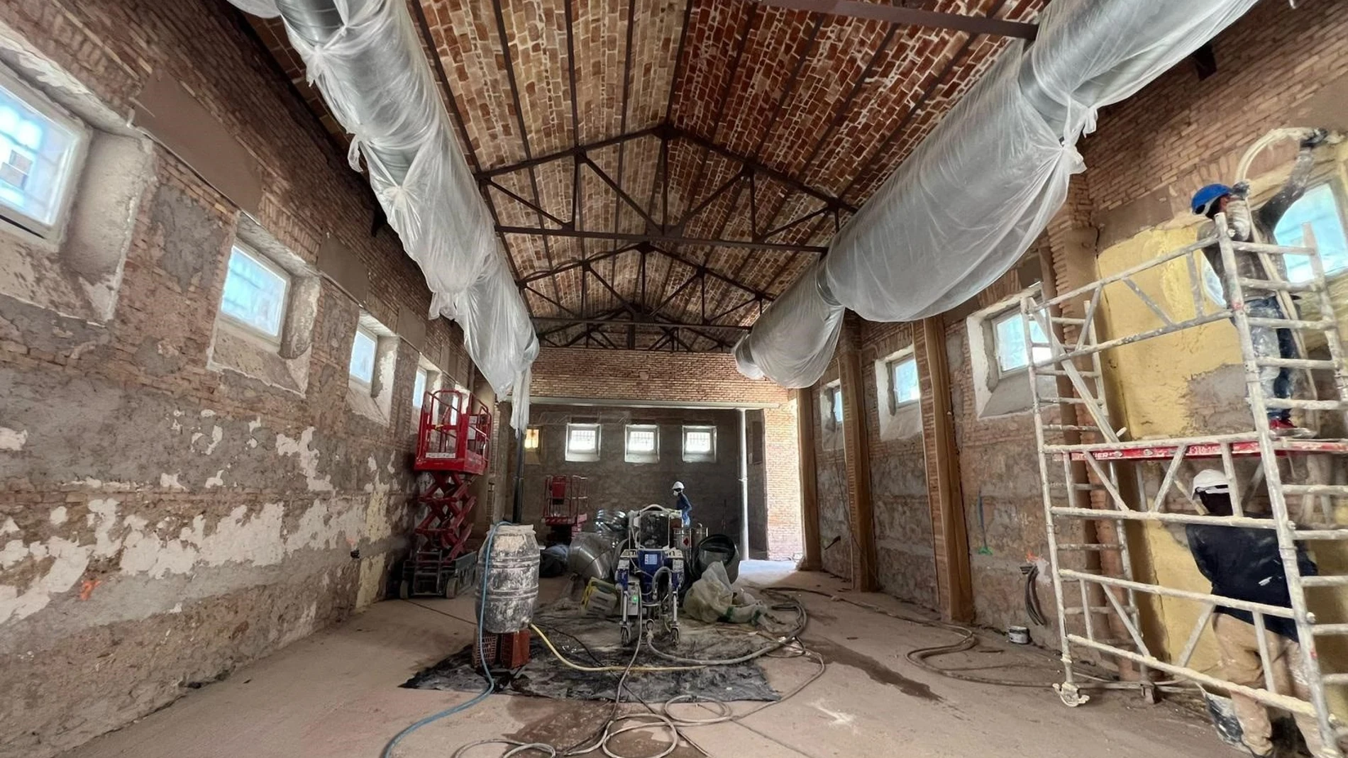 Trabajos para la rehabilitación de la Cárcel Vieja de Murcia REMITIDA / HANDOUT por AYUNTAMIENTO DE MURCIA Fotografía remitida a medios de comunicación exclusivamente para ilustrar la noticia a la que hace referencia la imagen, y citando la procedencia de la imagen en la firma 12/08/2025