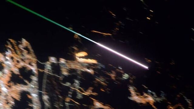 Así se ven las Perseidas desde la Estación Espacial Internacional.