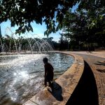 MURCIA.-Calor, lluvias y tormentas ponen de nuevo en alerta a casi toda España, con máximas de hasta 42ºC