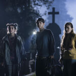Los jóvenes actores Diego Montejo, Iratxe Emparan y Bruna González protagonizan «Los Muértimer»
