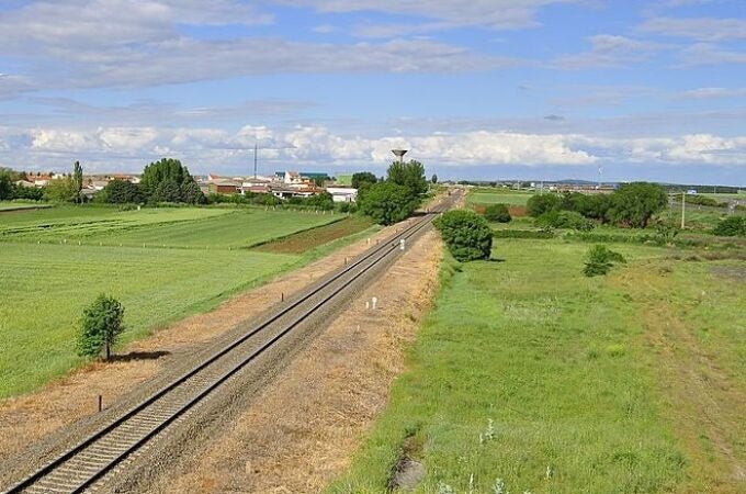 Vista del municipio salmantino de Calzada de Don Diego