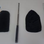 Los detenidos contaban con equipación como pasamontañas y porras extensibles.