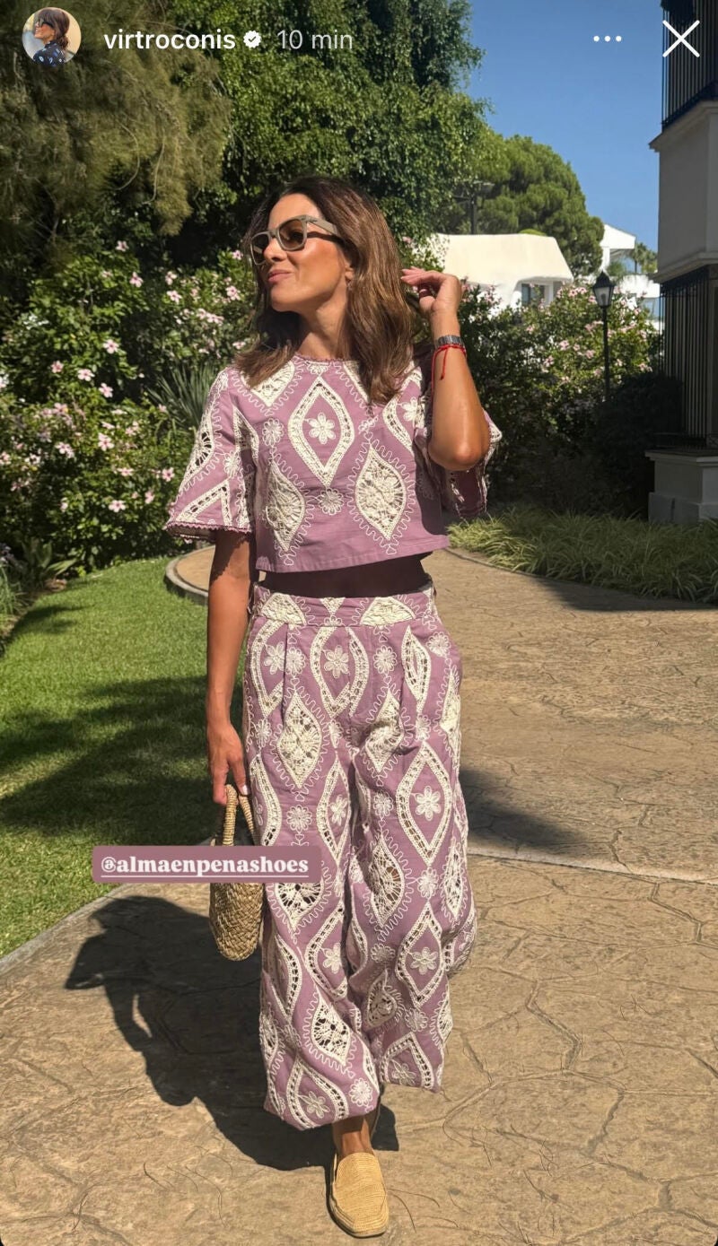 El look de Virginia.