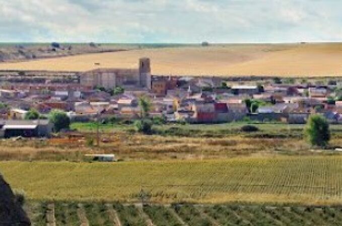 Vista de San Román de Hornija, en Valladolid, donde ha muerto un hombre al que encontraron inconsciente en medio de una carretera de este pueblo vallisoletano