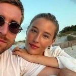 Lía González junto a su novio Moritz