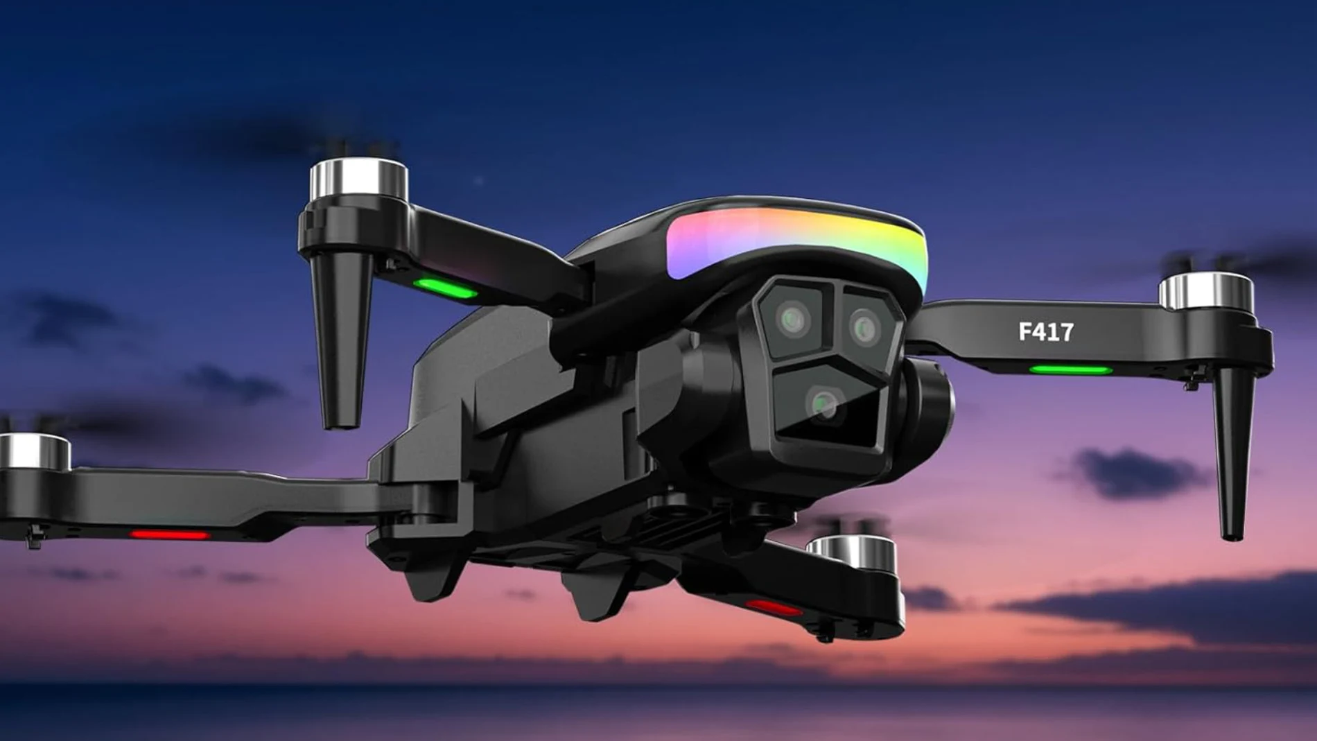 El dron FAKJANK F417 graba en 1080p