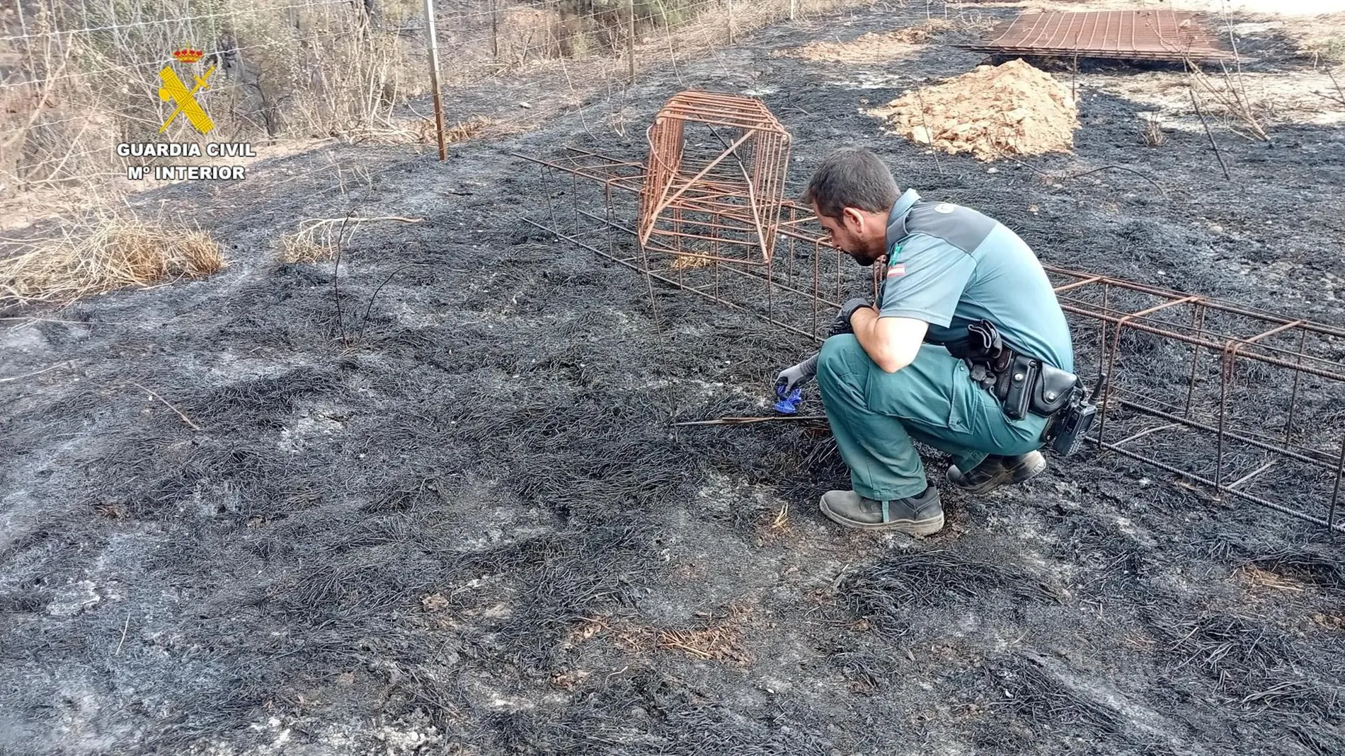 Suc.- Dos albañiles provocaron el incendio de Titaguas (Valencia) en junio al usar una radial a pesar del riesgo extremo