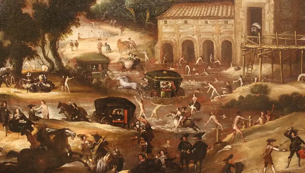 El cuadro Baños en el Manzanares (S. XVII)