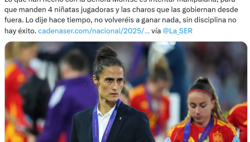 Críticas a las jugadoras en redes sociales