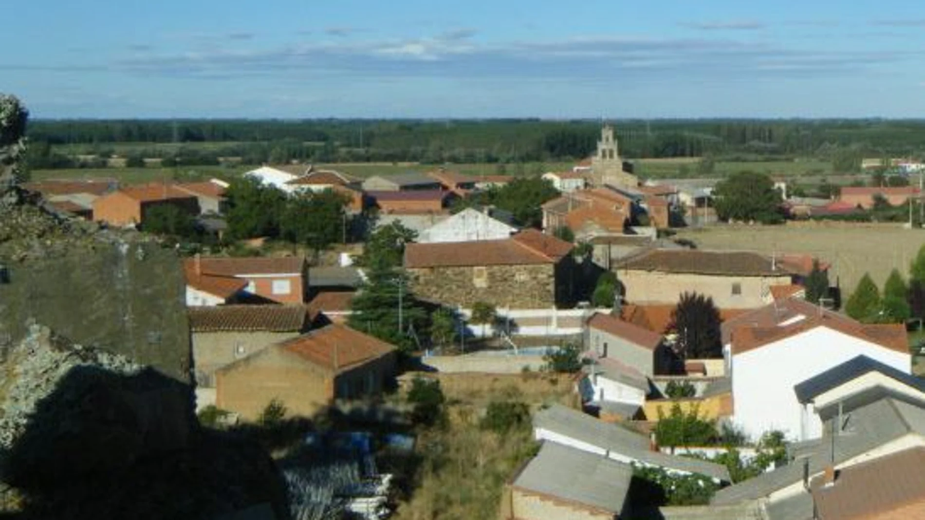 Vista de Palacio de Valduerna, en la provincia de León