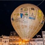 Así celebra Betanzos el 150 aniversario de su globo más famoso