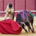Julio Méndez y López Ortega cortan una oreja en la novillada que abre la Feria de Málaga