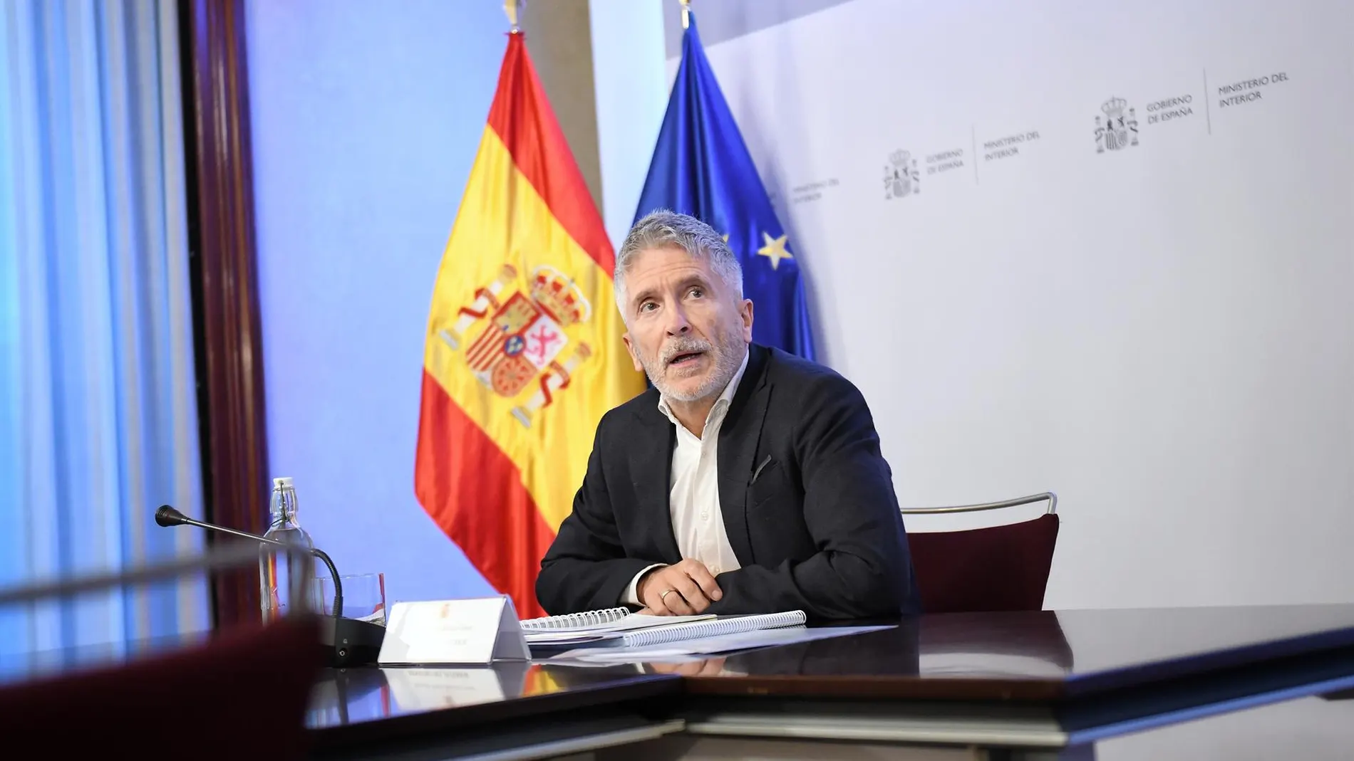 Marlaska asegura que las ayudas para las zonas quemadas van a ser "inmediatas"