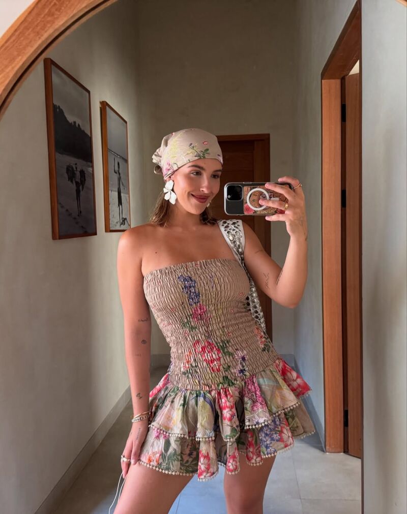 El vestido de Alba Díaz. 