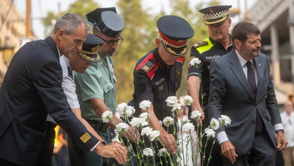 Homenaje en Barcelona a las víctimas del atentado del 17A en su 8º aniversario
