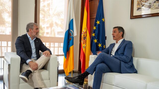 Sánchez y Clavijo reunidos este lunes en Lanzarote para abordar migración, agenda canaria y presupuestos