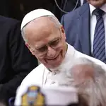 El Papa visita el Santuario de Mentorella, lugar de oración de Juan Pablo II