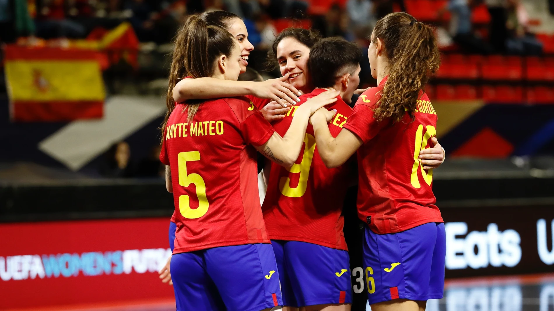 Selección femenina de fútbol sala.