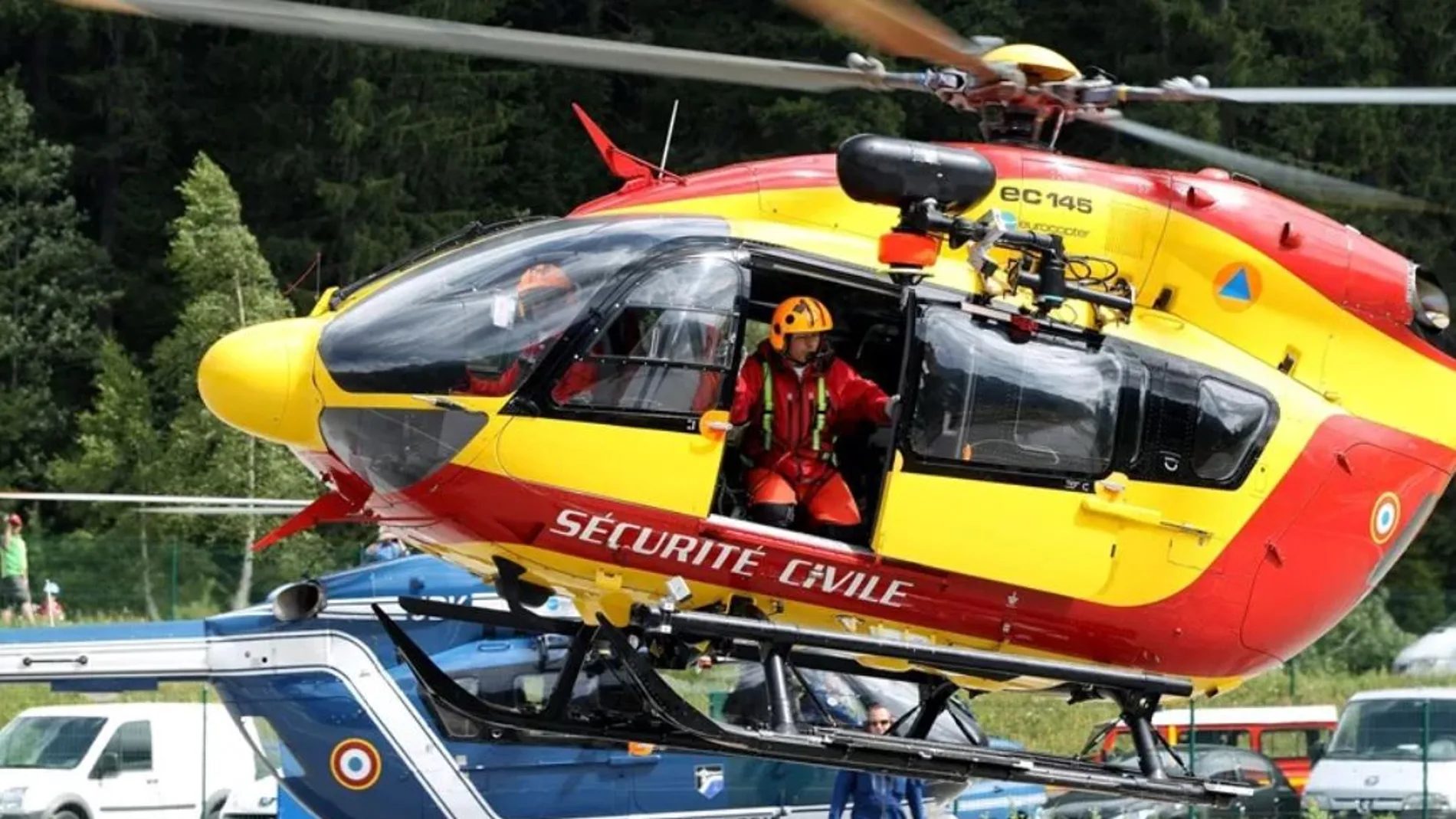 Un helicóptero de rescate de Francia, en una imagen de archivo