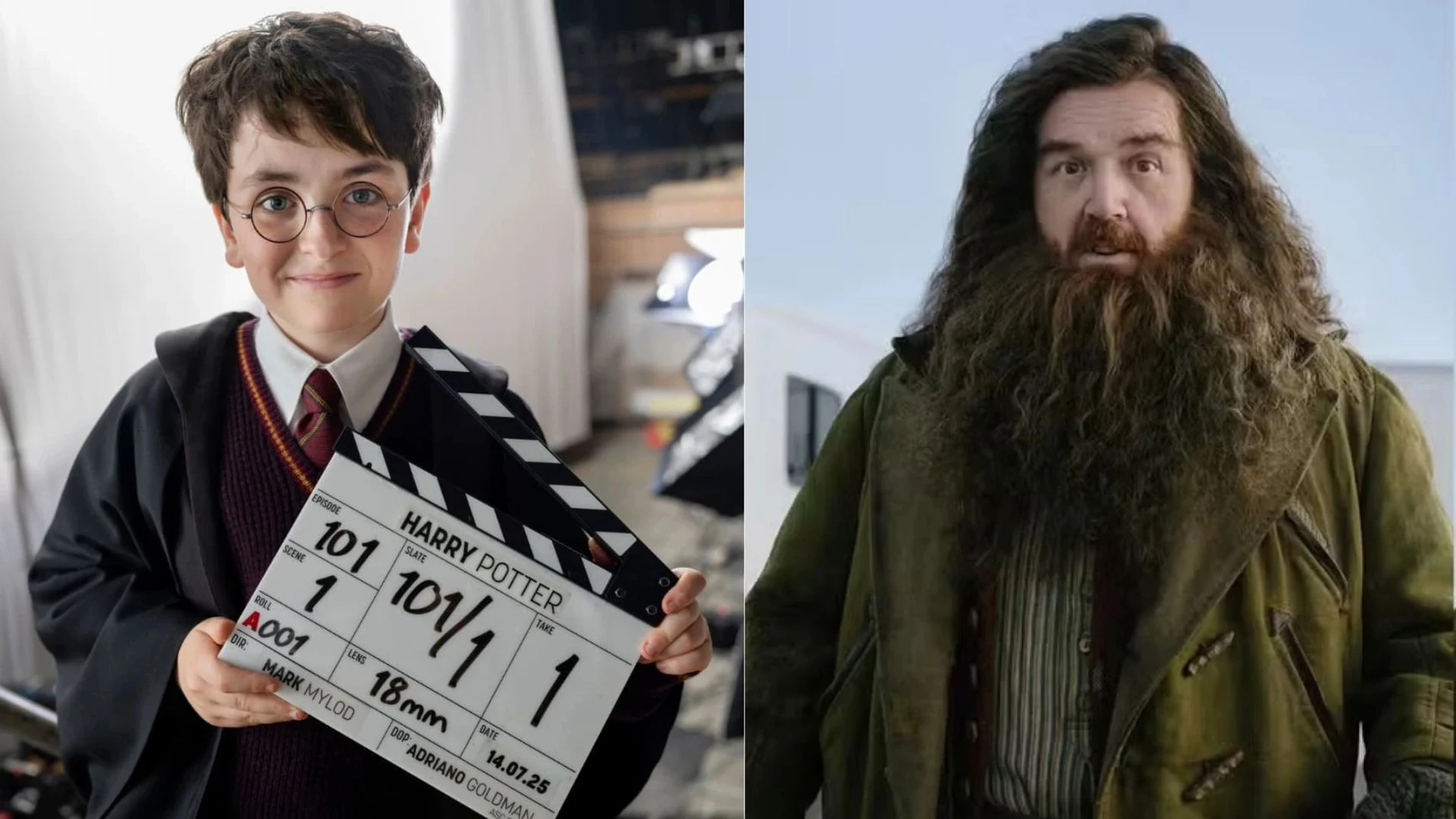 Las primeras imágenes del rodaje de la nueva serie de Harry Potter en Londres no se han hecho esperar