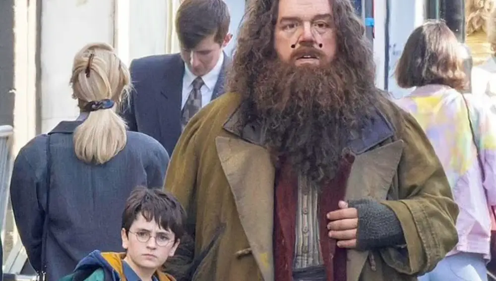 El actor británico ha sido visto junto a Dominic McLaughlin, que interpreta a Harry Potter