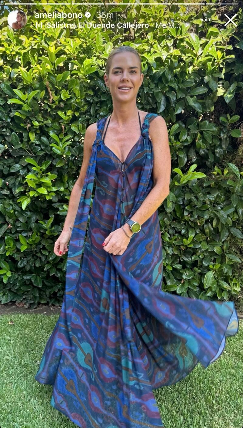 El look de Amelia Bono.