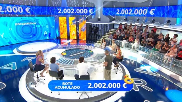 'Pasapalabra' consigue que su bote supere los 2 millones de euros 