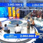 'Pasapalabra' consigue que su bote supere los 2 millones de euros 