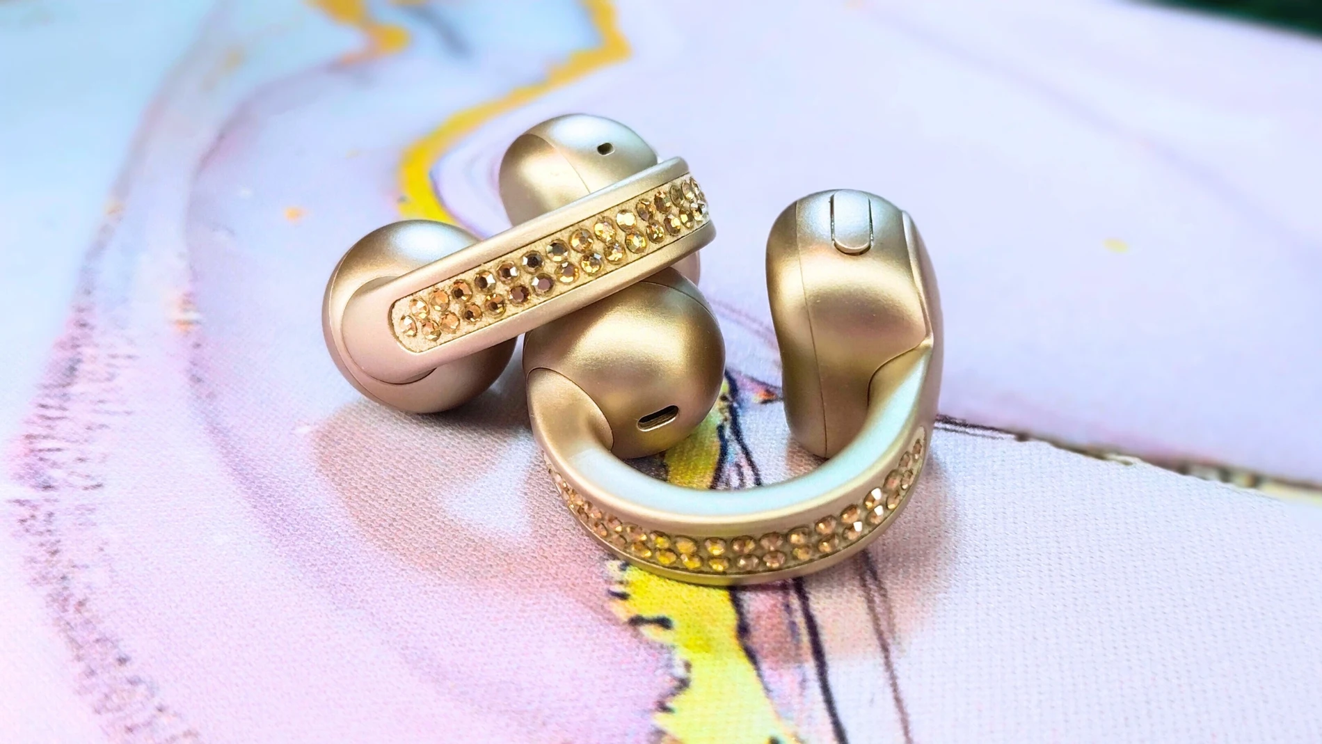 Auriculares moto buds Loop Crystals by Swarovski