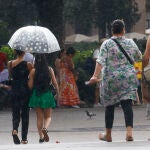 Primeras lluvias tras la ola de calor