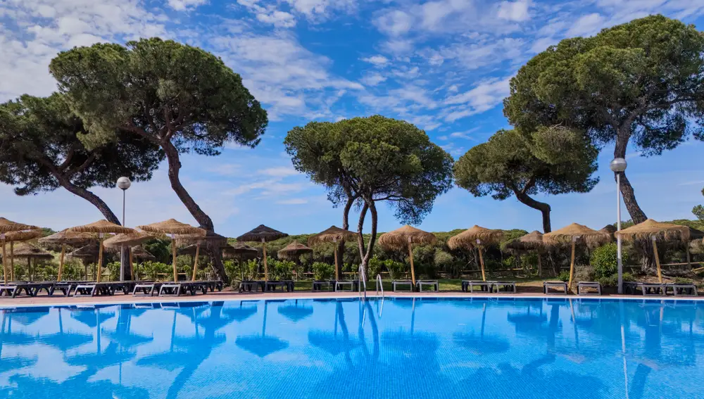 Piscinas Punta Umbría Beach Resort, en la costa de Huelva