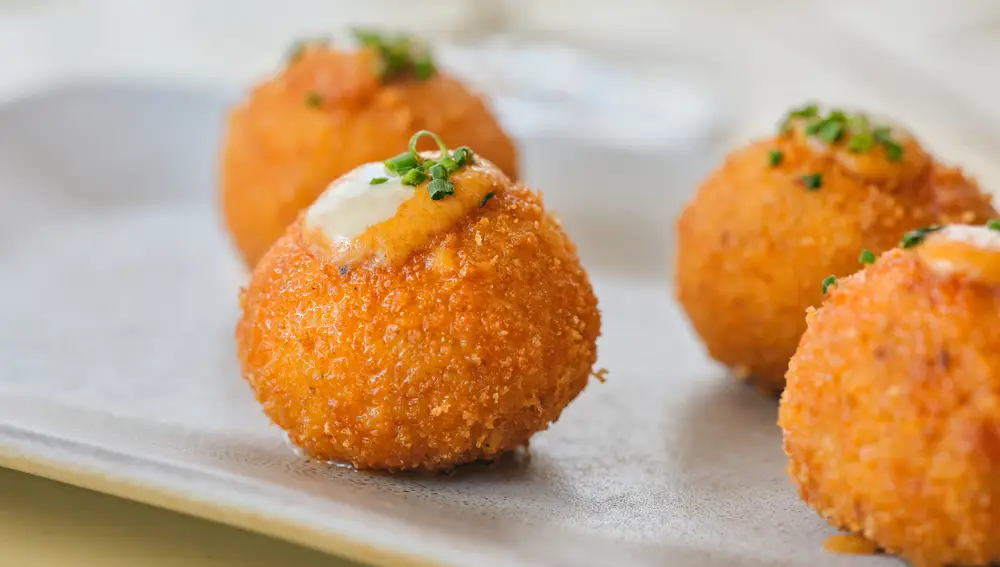 Croquetas de sobrasada Ibicenca (restaurante Lumbre en el BLESS Hotel Ibiza)