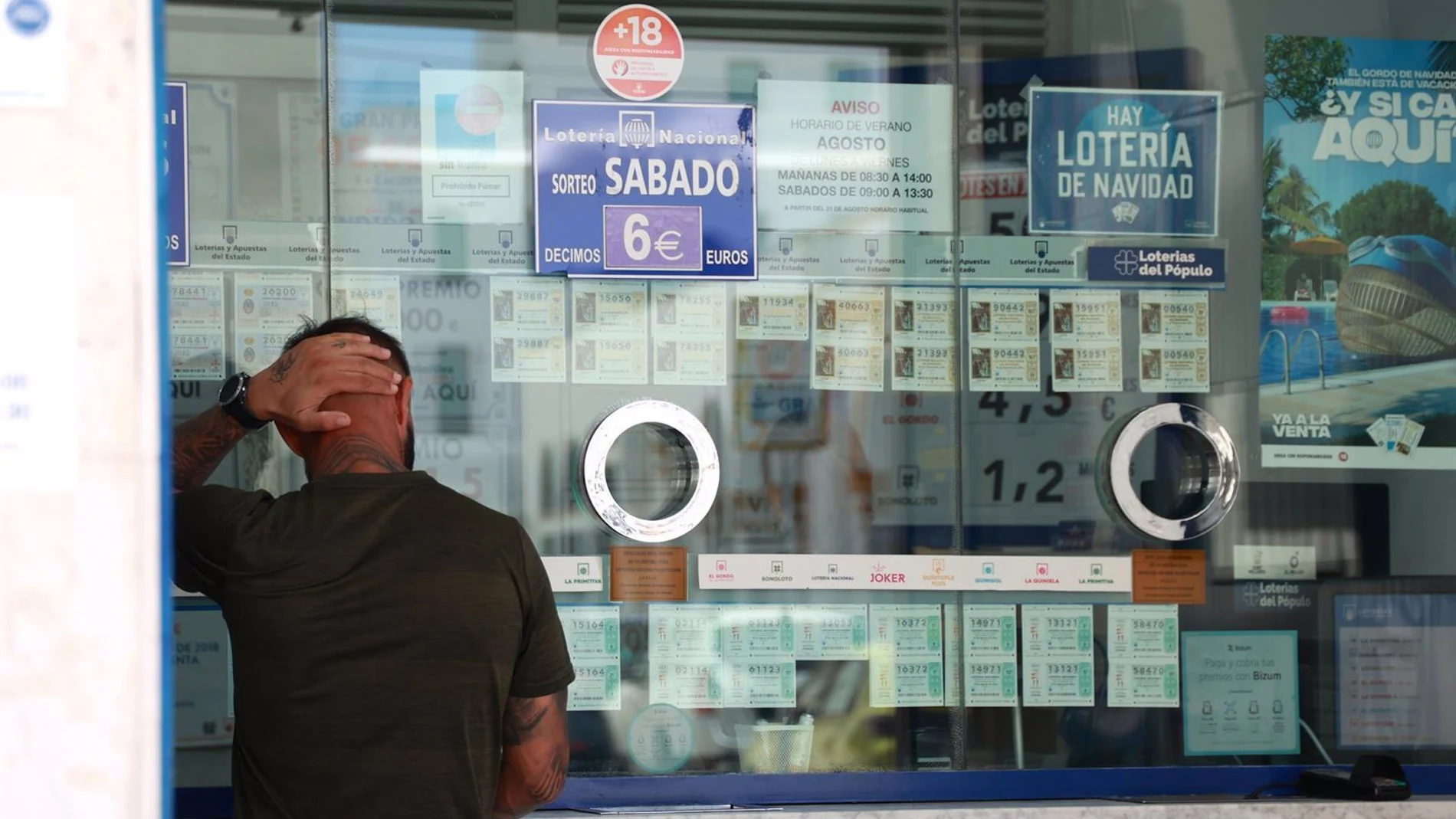 Un acertante de 'La Bonoloto' gana más de 2,6 millones de euros en Getafe (Madrid)