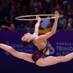 El conjunto español de gimnasia rítmica prepara su debut en el Mundial de Río buscando reafirmar su gran momento