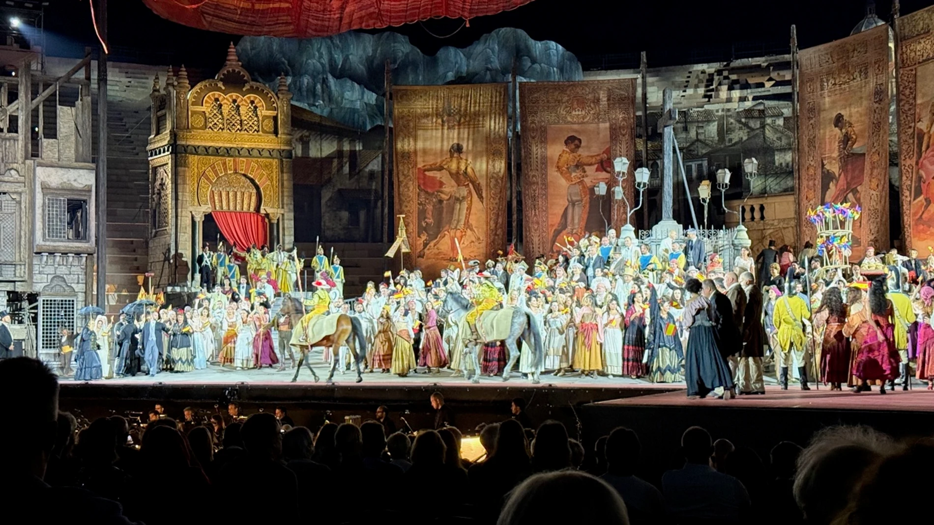 Un momento de la representación de "Carmen"