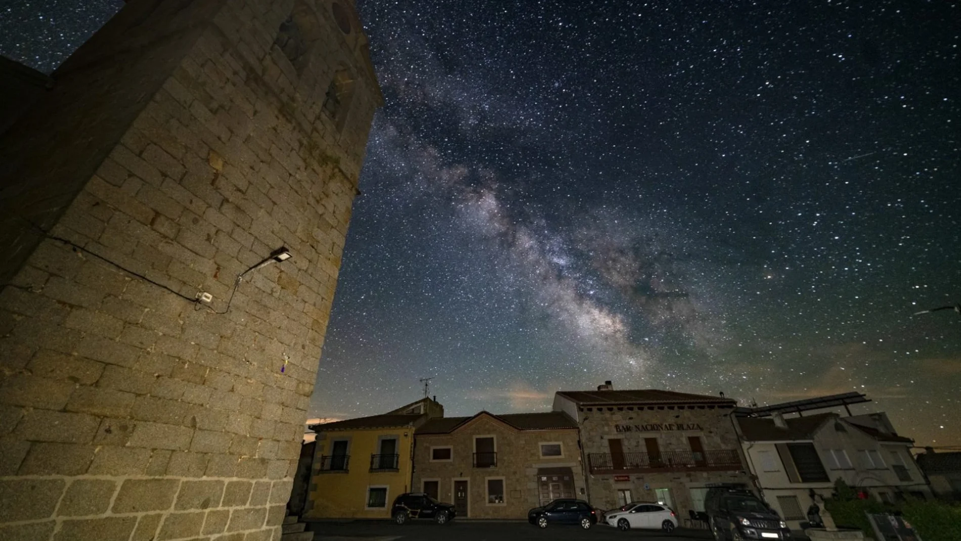 Vía láctea en San Miguel de Serrezuela