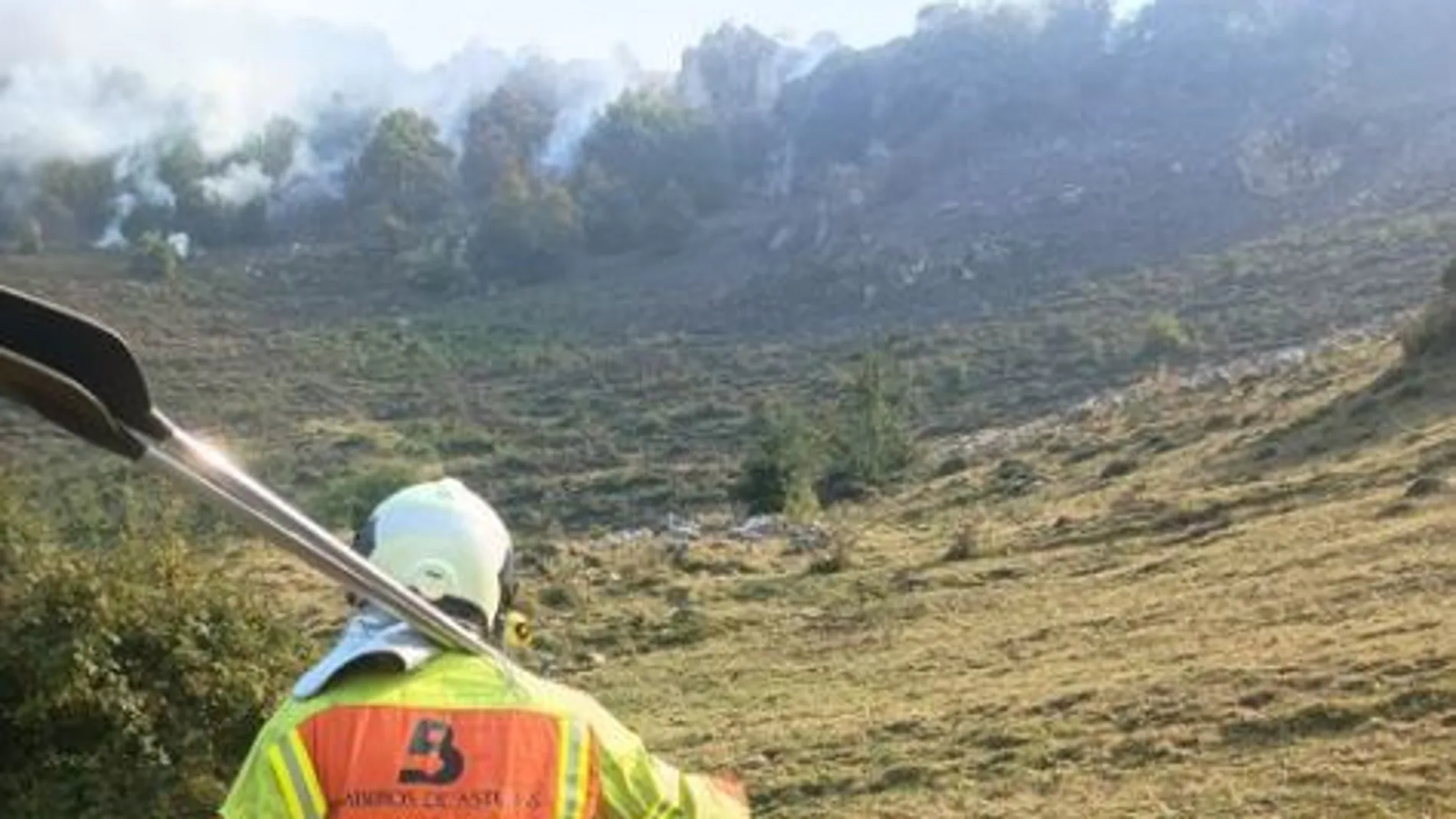 Asturias registra seis incendios forestales