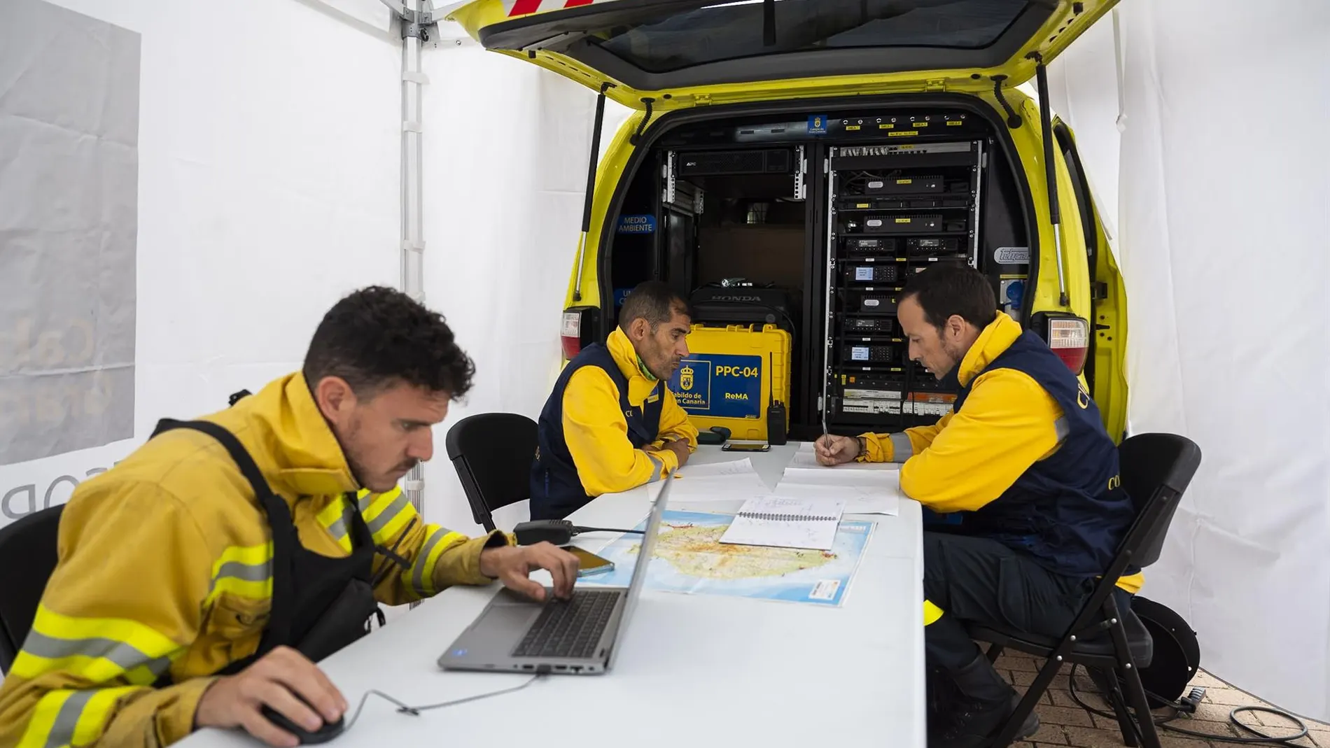Gran Canaria envía a dos técnicos a Castilla y León para reforzar la gestión de los incendios